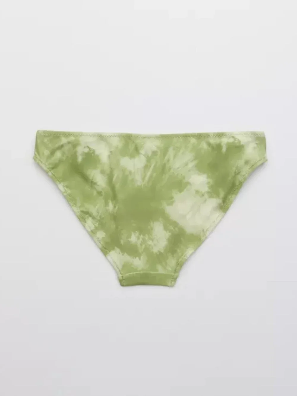 Aerie Embroidered Bikini Bottom Dried Sage Green XS